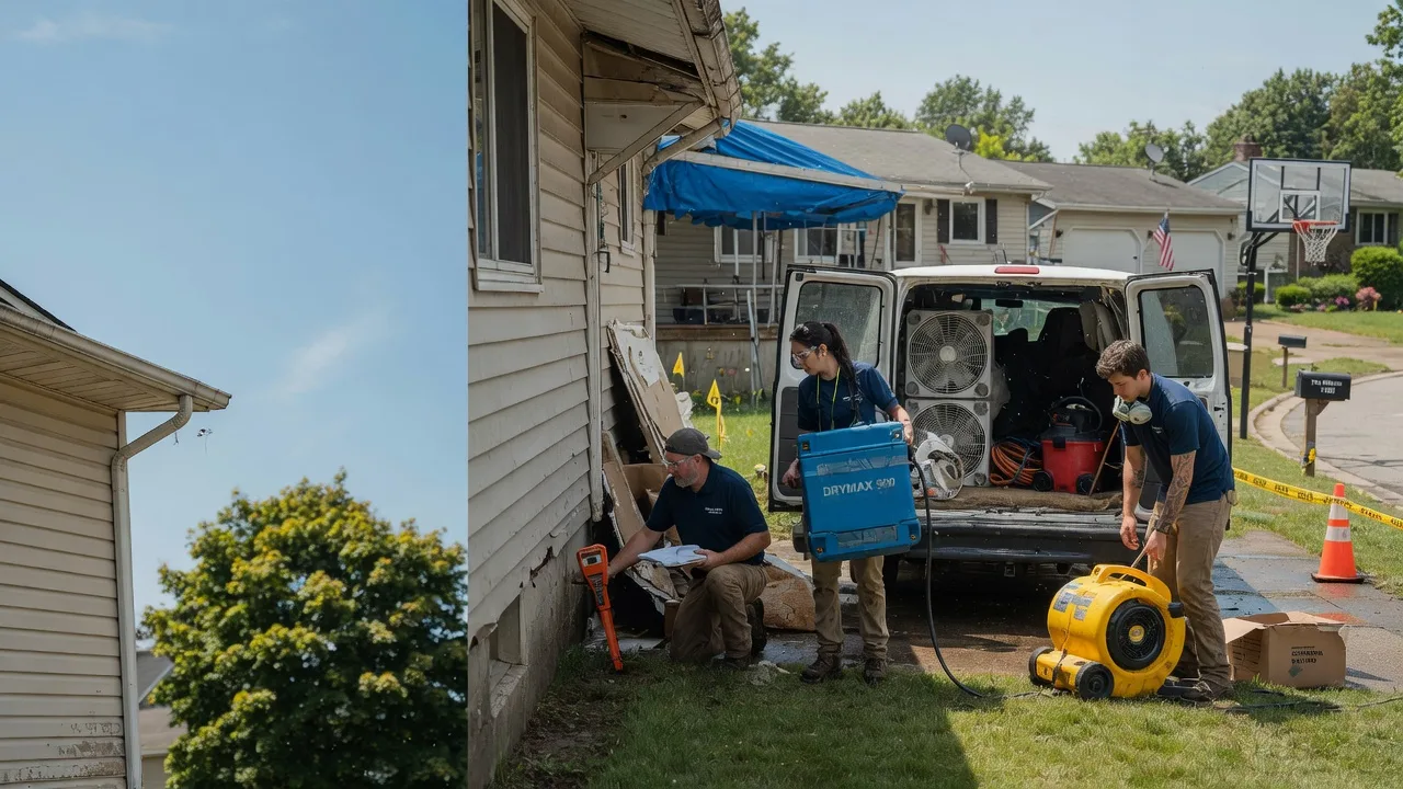 Ceiling Leak Cleanup in Cross Plains, WI near me